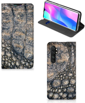 B2Ctelecom Telefoonhoesje bedrukken Xiaomi Mi Note 10 Lite Stand Case Krokodillenprint