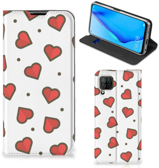 B2Ctelecom Telefoonhoesje Cadeau voor Vriendin Huawei P40 Lite Beschermhoes Hearts