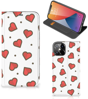 B2Ctelecom Telefoonhoesje Cadeau voor Vriendin iPhone 12 Pro Max Beschermhoes Hearts