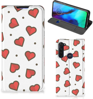 B2Ctelecom Telefoonhoesje Cadeau voor Vriendin Motorola Moto G Pro Beschermhoes Hearts