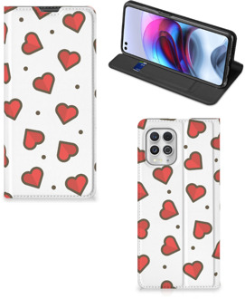 B2Ctelecom Telefoonhoesje Cadeau voor Vriendin Motorola Moto G100 Beschermhoes Hearts