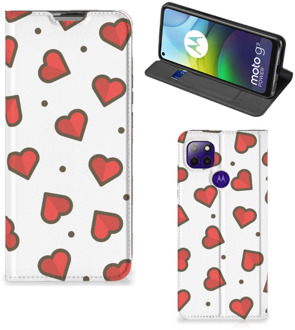 B2Ctelecom Telefoonhoesje Cadeau voor Vriendin Motorola Moto G9 Power Beschermhoes Hearts