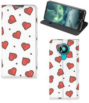 B2Ctelecom Telefoonhoesje Cadeau voor Vriendin Nokia 3.4 Beschermhoes Hearts