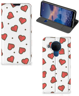 B2Ctelecom Telefoonhoesje Cadeau voor Vriendin Nokia 5.4 Beschermhoes Hearts