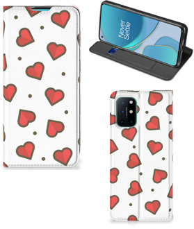 B2Ctelecom Telefoonhoesje Cadeau voor Vriendin OnePlus 8T Beschermhoes Hearts