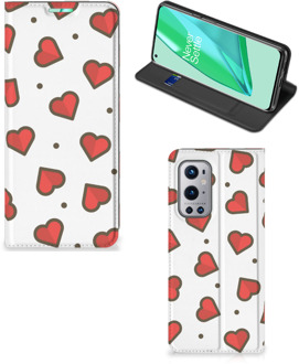 B2Ctelecom Telefoonhoesje Cadeau voor Vriendin OnePlus 9 Pro Beschermhoes Hearts