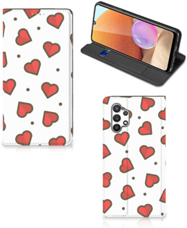 B2Ctelecom Telefoonhoesje Cadeau voor Vriendin Samsung Galaxy A32 4G Beschermhoes Hearts