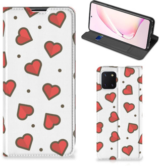 B2Ctelecom Telefoonhoesje Cadeau voor Vriendin Samsung Galaxy Note 10 Lite Beschermhoes Hearts