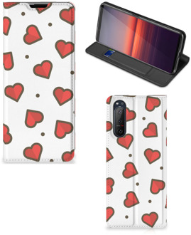 B2Ctelecom Telefoonhoesje Cadeau voor Vriendin Sony Xperia 5 II Beschermhoes Hearts