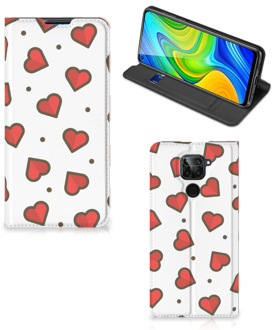 B2Ctelecom Telefoonhoesje Cadeau voor Vriendin Xiaomi Redmi Note 9 Beschermhoes Hearts