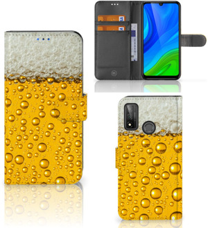 B2Ctelecom Telefoonhoesje Huawei P Smart 2020 Flip Cover Valentijn Cadeautje hem Bier