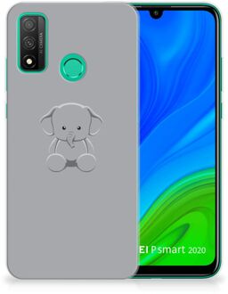 B2Ctelecom Telefoonhoesje Huawei P Smart 2020 Hippe Hoesjes Baby Olifant