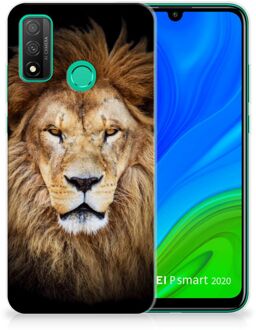 B2Ctelecom Telefoonhoesje Huawei P Smart 2020 Hippe Hoesjes Customize Super als Vaderdag Cadeau Leeuw