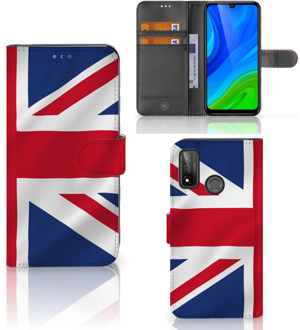 B2Ctelecom Telefoonhoesje Huawei P Smart 2020 Wallet Book Case Groot-Brittannië