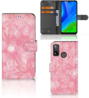 B2Ctelecom Telefoonhoesje Huawei P Smart 2020 Wallet Book Case Spring Flowers