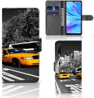 B2Ctelecom telefoonhoesje Huawei P30 Lite Design New York Taxi