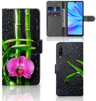 B2Ctelecom telefoonhoesje Huawei P30 Lite Design Orchidee