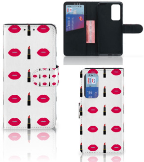 B2Ctelecom Telefoonhoesje Huawei P40 Beschermhoes Lipstick Kiss