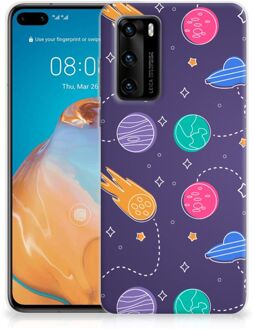 B2Ctelecom Telefoonhoesje Huawei P40 Doorzichtig Hoesje Ruimte