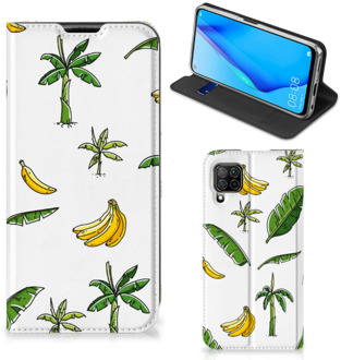 B2Ctelecom Telefoonhoesje Huawei P40 Lite Beschermhoes Banana Tree