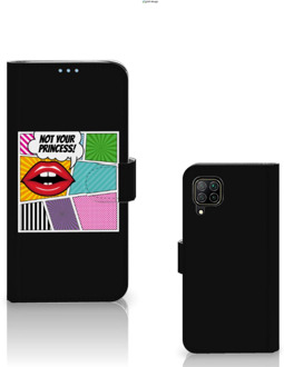 B2Ctelecom Telefoonhoesje Huawei P40 Lite Bookcase Popart Princess