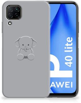 B2Ctelecom Telefoonhoesje Huawei P40 Lite Hippe Hoesjes Baby Olifant