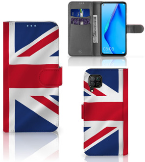 B2Ctelecom Telefoonhoesje Huawei P40 Lite Wallet Book Case Groot-Brittannië