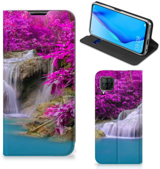 B2Ctelecom Telefoonhoesje Huawei P40 Lite Wallet Bookcase Waterval