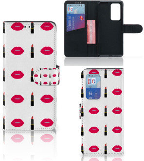 B2Ctelecom Telefoonhoesje Huawei P40 Pro Beschermhoes Lipstick Kiss