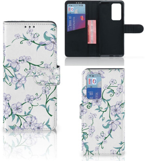 B2Ctelecom Telefoonhoesje Huawei P40 Pro Mobiel Hoesje Blossom White