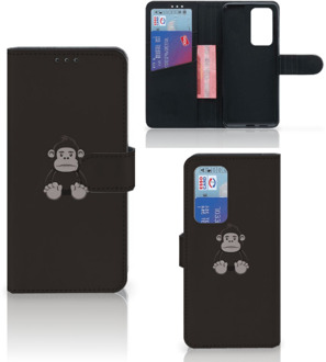 B2Ctelecom Telefoonhoesje Huawei P40 Pro Wallet Case Verjaardagscadeau Gorilla