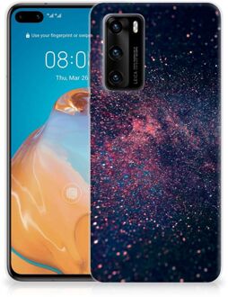 B2Ctelecom Telefoonhoesje Huawei P40 TPU Siliconen Hoesje met Foto Stars