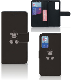 B2Ctelecom Telefoonhoesje Huawei P40 Wallet Book Case Verjaardagscadeau Gorilla