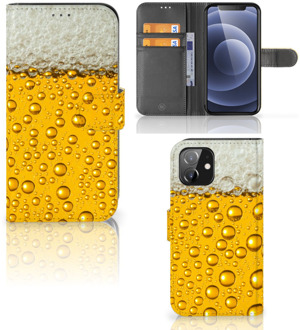 B2Ctelecom Telefoonhoesje iPhone 12 | 12 Pro (6.1") Flip Cover Valentijn Cadeautje hem Bier