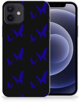 B2Ctelecom Telefoonhoesje iPhone 12 | 12 Pro (6.1") TPU Silicone Hoesje Vlinder Patroon