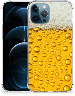 B2Ctelecom Telefoonhoesje  iPhone 12 | 12 Pro Hippe Hoesjes met transparante rand Bier