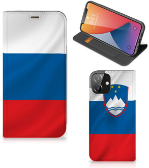 B2Ctelecom Telefoonhoesje iPhone 12 | iPhone 12 Pro Beschermhoes Sloveense Vlag