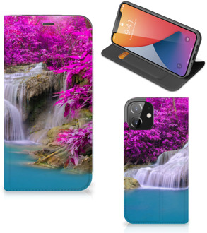 B2Ctelecom Telefoonhoesje iPhone 12 | iPhone 12 Pro Wallet Bookcase Waterval