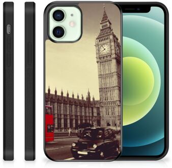 B2Ctelecom Telefoonhoesje iPhone 12 Mini Telefoontas met Zwarte rand Londen City