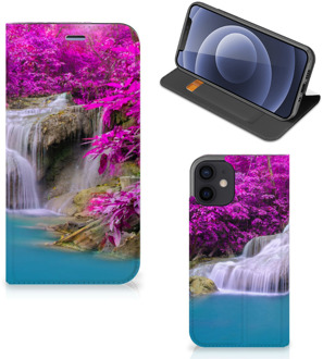 B2Ctelecom Telefoonhoesje iPhone 12 Mini Wallet Bookcase Waterval