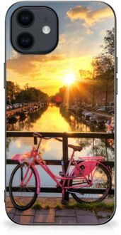 B2Ctelecom Telefoonhoesje iPhone 12 Pro | 12 (6.1") Hoesje maken met Zwarte rand Amsterdamse Grachten