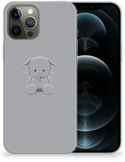 B2Ctelecom Telefoonhoesje iPhone 12 Pro Max Hippe Hoesjes Baby Olifant