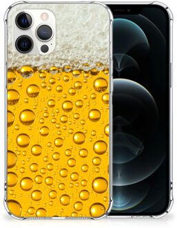 B2Ctelecom Telefoonhoesje  iPhone 12 Pro Max Hippe Hoesjes met transparante rand Bier