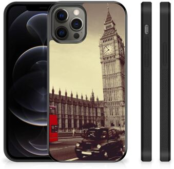 B2Ctelecom Telefoonhoesje iPhone 12 Pro Max Telefoontas met Zwarte rand Londen City