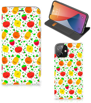 B2Ctelecom Telefoonhoesje met foto iPhone 12 | iPhone 12 Pro Smart Cover Fruits