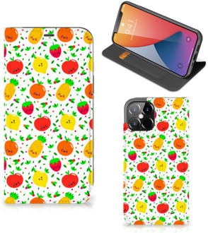 B2Ctelecom Telefoonhoesje met foto iPhone 12 Pro Max Smart Cover Fruits