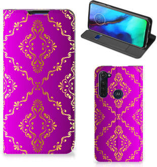 B2Ctelecom Telefoonhoesje met foto Motorola Moto G Pro Smart CoverCase Barok Roze