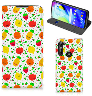 B2Ctelecom Telefoonhoesje met foto Motorola Moto G8 Power Smart Cover Fruits