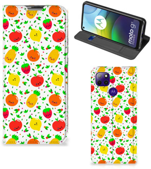 B2Ctelecom Telefoonhoesje met foto Motorola Moto G9 Power Smart Cover Fruits