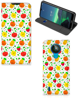 B2Ctelecom Telefoonhoesje met foto Nokia 1.4 Smart Cover Fruits